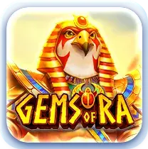VertexPlay Slot Logo - Gems of Ra
